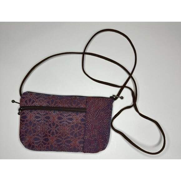 MARUCA Tomboy Crossbody Tapestry Floral Red's Handmade in Colorado - Picture 1 of 6